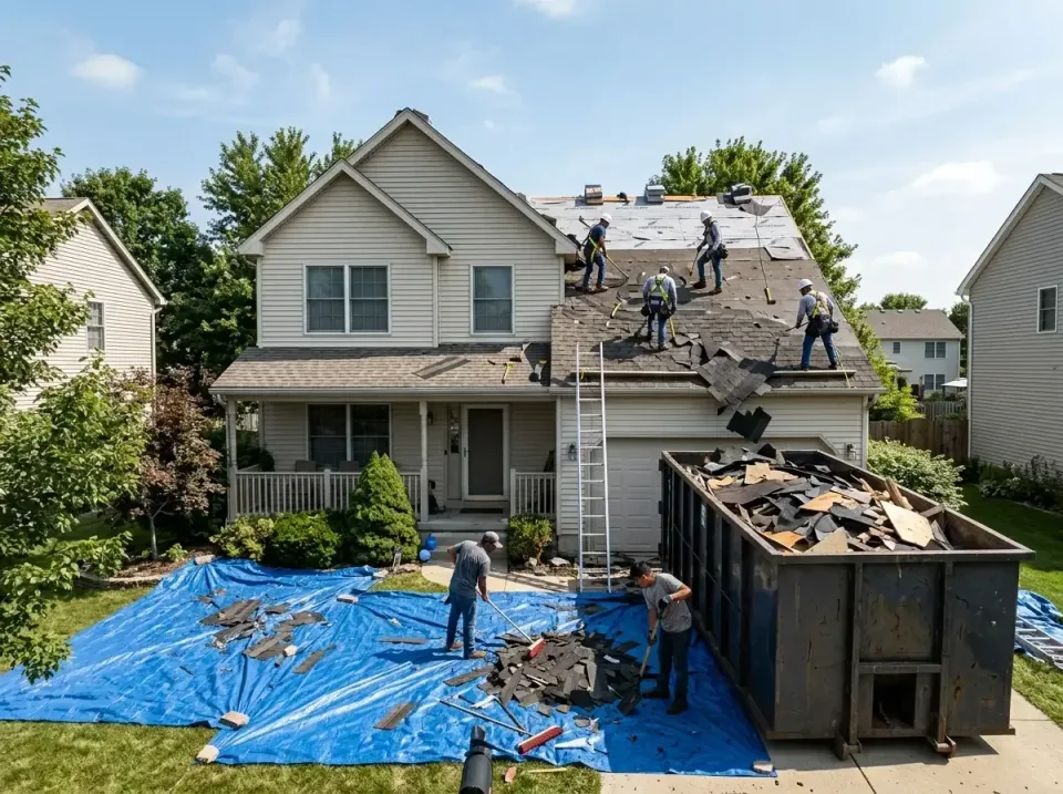 roof-replacement-debris-remova-004 — frequently asked questions, Cheapest Dumpster Rentals in Obetz, OH